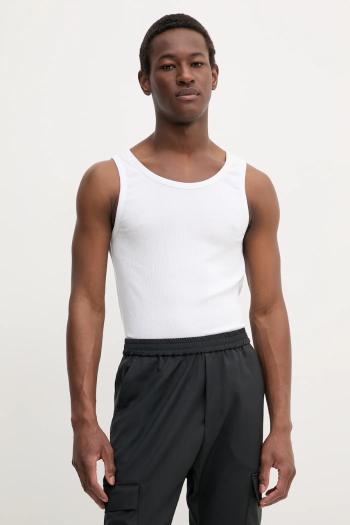 Top s prímesou ľanu BARENA VENEZIA Camicia Mola biela farba, TSU5106.2771