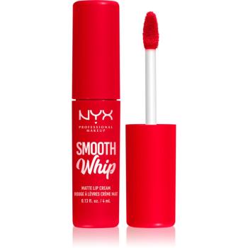 NYX Professional Makeup Smooth Whip Matte Lip Cream zamatový rúž s vyhladzujúcim efektom odtieň 13 Cherry Creme 4 ml