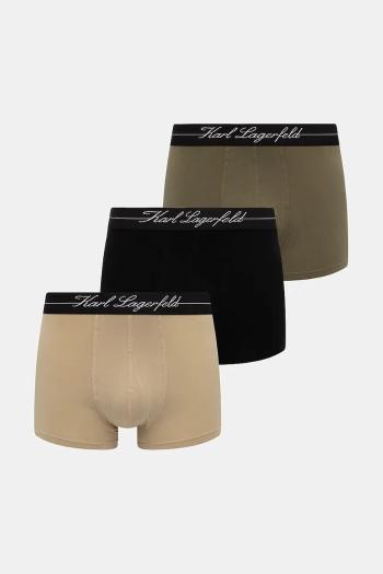 Boxerky Karl Lagerfeld 3-pak čierna farba, A1M47089