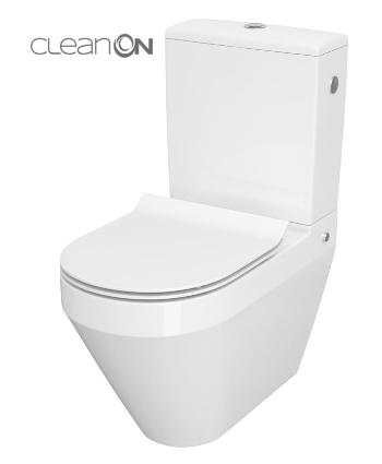 CERSANIT - WC KOMBI CREA CLEANON 010/020 OVAL, NÁDRŽKA 010 3/5, SEDADLO DUR SLIM WO LW ONE K114-023-B-SET