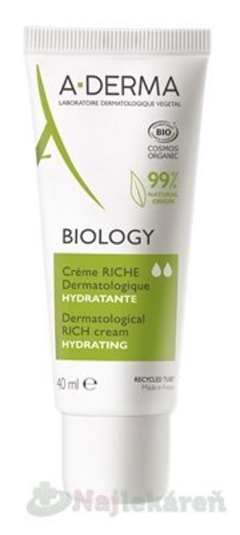 A-DERMA BIOLOGY výživný hydratačný krém 40ml