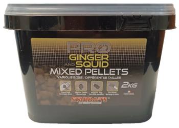 Starbaits pelety pro ginger squid mixed 2 kg