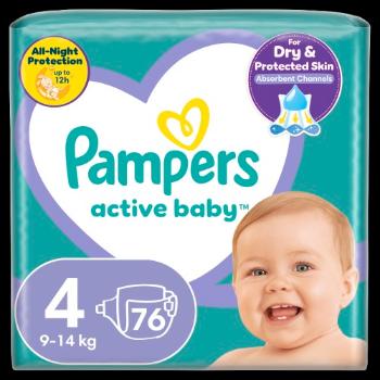 PAMPERS Active Baby GP (9-14kg) 76 ks