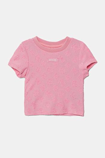 Detské tričko Guess ružová farba, J5GP04 KCT02