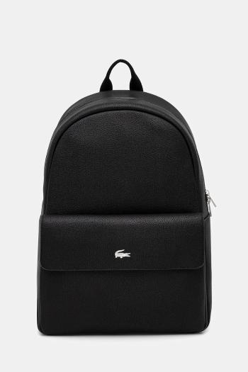 Ruksak Lacoste čierna farba, veľký, jednofarebný, NH5164UE