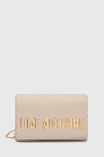 Kabelka Love Moschino béžová farba, JC4103PP1LKD0000