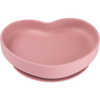 canpol babies Heart farfurie cu ventuză Pink 1 buc