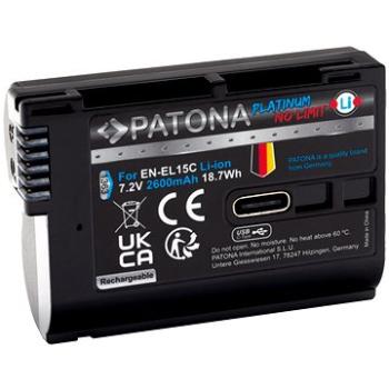 PATONA batéria pre Nikon EN-EL15C 2250mAh Li-Ion Platinum USB-C nabíjanie (PT1363)
