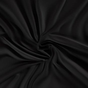 Kvalitex Saténové prestieradlo Luxury collection čierna, 80 x 200 cm