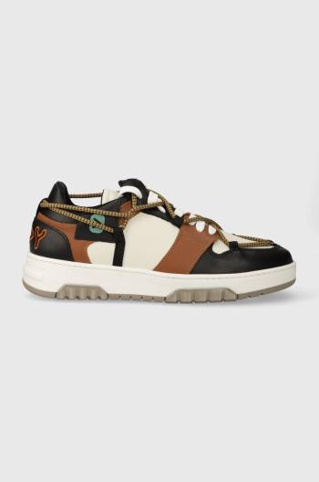 Kožené tenisky Off Play SORRENTO hnedá farba, SORRENTO 1 
BROWN SHELL COGNAC
LOW TOP