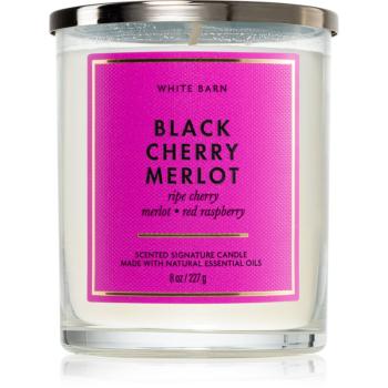 Bath & Body Works Black Cherry Merlot vonná sviečka 227 g