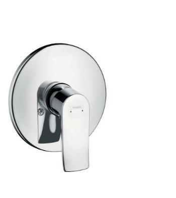 Sprchová batéria Hansgrohe Metris bez podomietkového telesa chróm 31686000