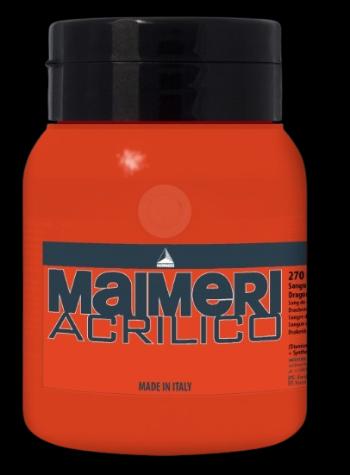 MAIMERI ACRILICO - Akrylové farby 270 - dragon´s blood, 0,5 L