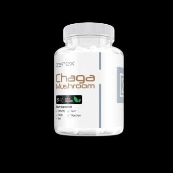ZEREX Chaga Extrakt 40% - podpora obranyschopnosti organizmu 90 mäkkých kapsúl
