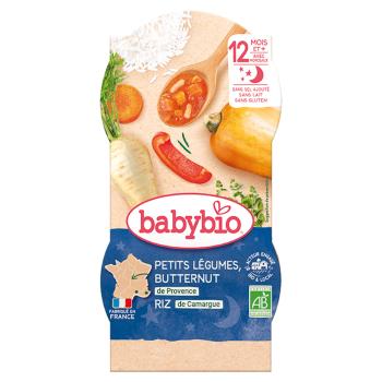 BABYBIO Jemná zeleninka s ryžou 2 x 200 g