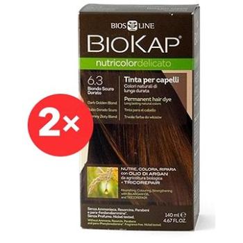 BIOKAP Nutricolor Delicato Chestnut Light Brown Gentle Dye 5.05 (2× 140 ml)