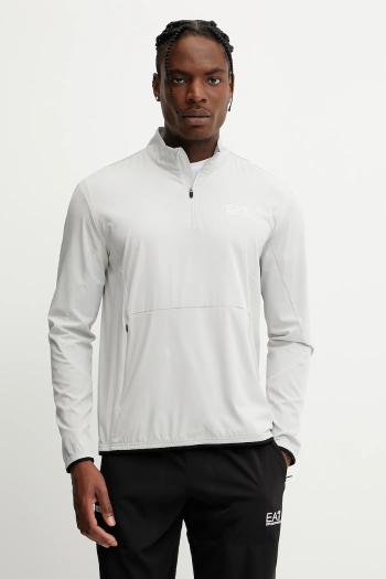 Tréningová mikina EA7 Emporio Armani šedá farba, jednofarebná, AF13137.7M000070