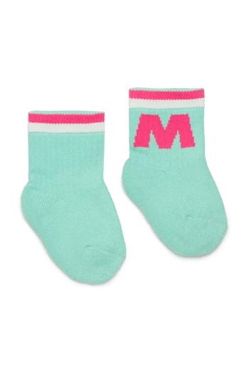 Detské ponožky Marni MZ35B SOCKS tyrkysová farba, M01468