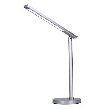SOLIGHT WO53-S LED STOLNA LAMPICKA, 7W, STMIEVATELNA, ZMENA CHROMATICKOSTI, STRIEBORNA vystavený kus