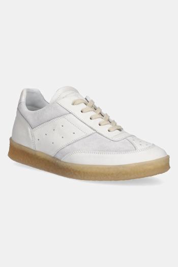 Kožené tenisky MM6 Maison Margiela dámske, biela farba, S59WS0235