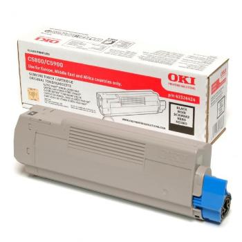 OKI 43324424 - originálny toner, čierny, 6000 strán