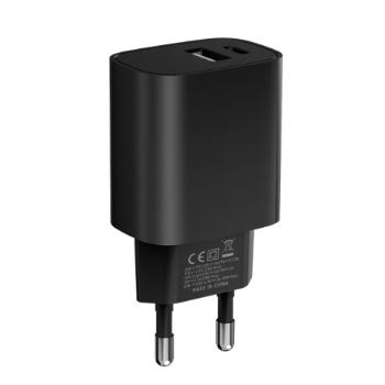 MG WGWCB sieťová nabíjačka USB / USB-C 20W, čierna