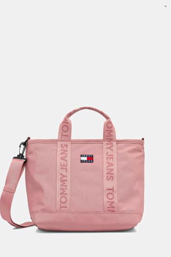 Kabelka Tommy Jeans oranžová farba, AW0AW17566