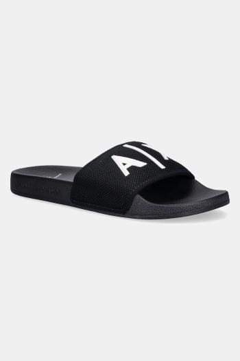 Šľapky Armani Exchange tmavomodrá farba, XUP001 XV820 U385