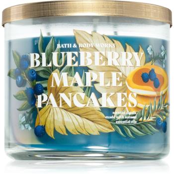 Bath & Body Works Blueberry Maple Pancakes vonná sviečka 411 g