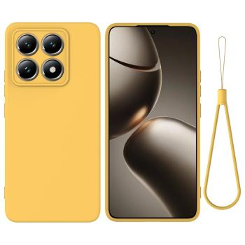 RUBBER Ochranný obal pre Xiaomi 14T Pro žltý