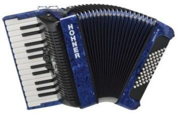 Hohner Bravo II 48 Klávesový akordeón Dark Blue