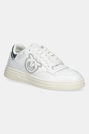 Kožené tenisky Pinko Mandy dámske, biela farba, SS0077 P014 ZI6
