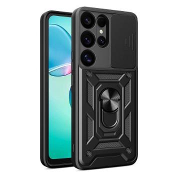 MG Hybrid Armor Camshield kryt na Samsung Galaxy S25 Ultra, čierny