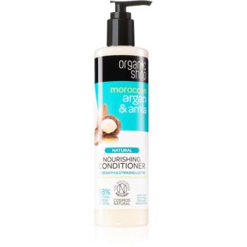 Organic Shop Natural Moroccan Argan & Amla vyživujúci kondicionér pre farbené a poškodené vlasy 280 ml