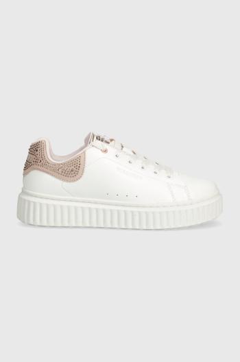 Detské tenisky Skechers HI RIDGE biela farba
