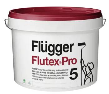 FLÜGGER FLUTEX PRO 5 - Interiérová farba s vysokou krycou schopnosťou biela 2,8 L