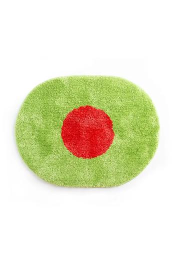 Kúpeľňová predložka Helio Ferretti Olive 60 x 45 cm zelená farba