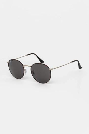 Slnečné okuliare Ray-Ban ROUND METAL hnedá farba, 0RB3447