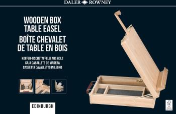 Daler Rowney Table Easel Edinburgh Maliarsky stojan Natural