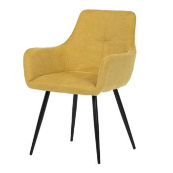 Jedálenská stolička Autronic 58x84 cm žltá látka DCH-226 YEL2