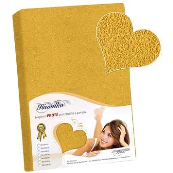Bellatex Froté – 200 × 220 cm – horčicová (7638)