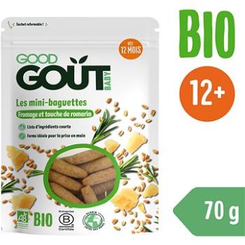 Good Gout BIO Mini bagetky s rozmarínom a syrom (70 g) (3760269310780)