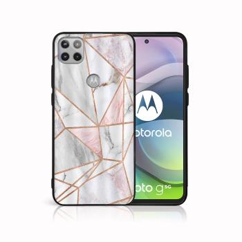 MY ART Ochranný obal Motorola Moto G 5G PINK MARBLE (143)