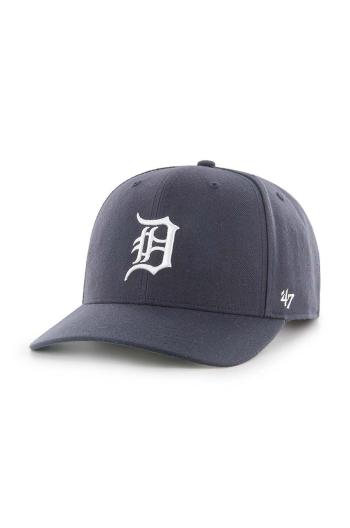 Šiltovka 47 brand MLB Detroit Tigers tmavomodrá farba, s nášivkou, B-CLZOE09WBP-NY