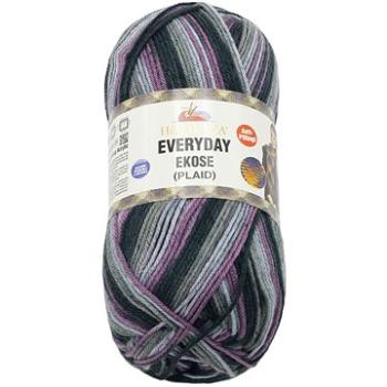 BELLATEX Priadza HiMALAYA EVERYDAY EKOSE 200 g – 241-06 sivá, fialová (9696)