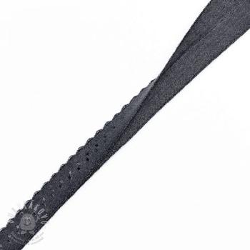 Szegőgumi 12 mm LUXURY dark grey