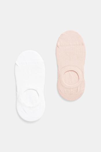 Ponožky Calvin Klein Jeans 2-pak dámske, oranžová farba, 701231401
