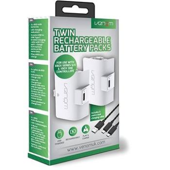 VENOM VS2872 Xbox Series S/X & One White Twin Battery Pack + 3 m kábel
