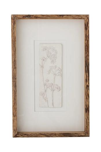 Nástenná dekorácia Bloomingville 30,5 x 48,5 x 5 cm béžová farba