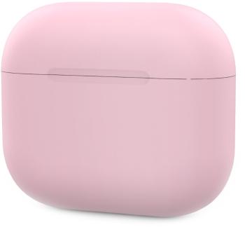 Fülhallgató tok AhaStyle AirPods 3 tok LED jelzéssel rózsaszín